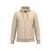 Sudadera capucha y cremallera reciclada unisex K4042. Color arena clara.