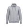 Sudadera capucha y cremallera reciclada unisex K4042. Color gris oxford.
