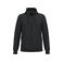 Sudadera capucha y cremallera reciclada unisex K4042. Color negro.