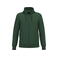 Sudadera capucha y cremallera reciclada unisex K4042. Color verde bosque.