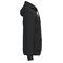Sudadera capucha y cremallera reciclada unisex K4042. Color negro.