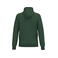 Sudadera capucha y cremallera reciclada unisex K4042. Color verde bosque.