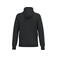 Sudadera capucha y cremallera reciclada unisex K4042. Color negro.