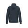 Sudadera capucha y cremallera reciclada unisex K4042. Color azul marino.