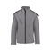 Chaqueta softshell con capucha mujer K414. Color gris jaspeado.