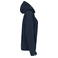 Chaqueta softshell con capucha mujer K414. Color azul marino.