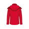 Chaqueta softshell con capucha mujer K414. Color rojo.