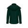 Chaqueta softshell con capucha mujer K414. Color verde botella.