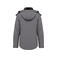 Chaqueta softshell con capucha mujer K414. Color gris jaspeado.