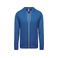 Sudadera capucha y cremallera hombre K438. Color azul real claro.