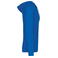 Sudadera capucha y cremallera hombre K438. Color azul real claro.