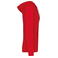 Sudadera capucha y cremallera hombre K438. Color rojo.