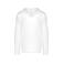 Sudadera capucha y cremallera hombre K438. Color blanco.