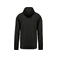 Sudadera capucha y cremallera hombre K438. Color negro.