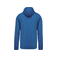 Sudadera capucha y cremallera hombre K438. Color azul real claro.