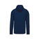 Sudadera capucha y cremallera hombre K438. Color azul marino.