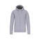 Sudadera capucha y cremallera unisex K444. Color gris oxford.