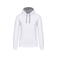 Sudadera capucha hombre K446. Color blanco/gris fino.