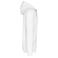 Sudadera capucha hombre K446. Color blanco/gris fino.