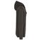 Sudadera capucha hombre K446. Color gris oscuro/negro.