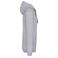 Sudadera capucha hombre K446. Color gris oxford/azul marino.