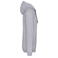 Sudadera capucha hombre K446. Color gris oxford/negro.