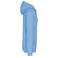 Sudadera capucha hombre K446. Color azul cielo/blanco.