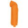 Sudadera capucha hombre K446. Color naranja/blanco.