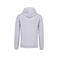 Sudadera capucha hombre K446. Color gris oxford/azul marino.