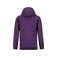 Sudadera capucha hombre K446. Color morado/gris oxford.