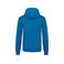 Sudadera capucha hombre K446. Color azul tropical/blanco.