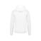 Sudadera capucha hombre K446. Color blanco/gris fino.