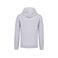 Sudadera capucha hombre K446. Color gris oxford/negro.