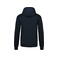 Sudadera capucha hombre K446. Color azul marino/rojo.