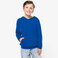Sudadera capucha contrastada niño K453. .