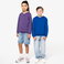Sudadera capucha contrastada niño K453. .