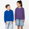 Sudadera capucha contrastada niño K453. .