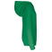 Sudadera capucha contrastada niño K453. Color verde kelly claro/blanco.