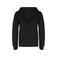 Sudadera capucha contrastada niño K453. Color negro/amarillo.