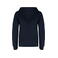 Sudadera capucha contrastada niño K453. Color azul marino/gris fino.