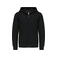 Sudadera capucha y cremallera niño K455. Color negro.