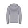 Sudadera capucha y cremallera niño K455. Color gris oxford.