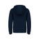 Sudadera capucha y cremallera niño K455. Color azul marino.