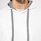 Sudadera capucha contrastada mujer K465. .