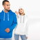 Sudadera capucha contrastada mujer K465. .