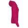 Sudadera capucha contrastada mujer K465. Color fucsia/gris fino.