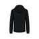 Sudadera capucha y cremallera hombre K466. Color negro/gris fino.