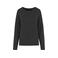 Sudadera amplia mujer K471. Color negro.