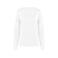 Sudadera amplia mujer K471. Color blanco roto.