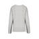 Sudadera amplia mujer K471. Color gris claro jaspeado.